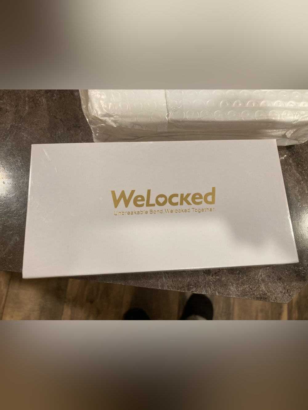 WeLocked Rose Gold and Gold Permanent Bracelets for Couples